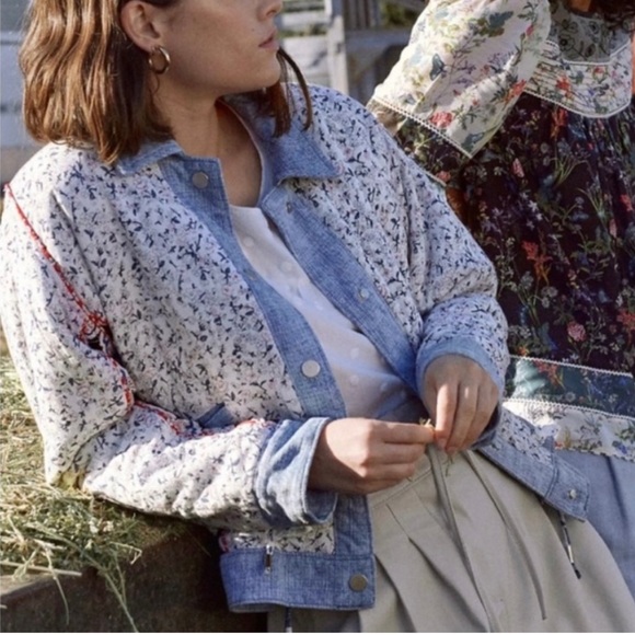 Anthropologie Blank NYC reversible patchwork jacket - Picture 12 of 12